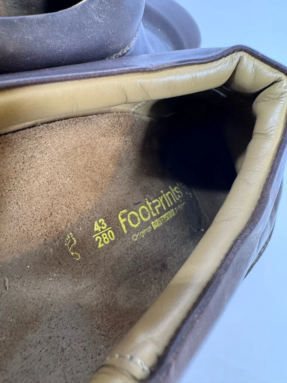 Footprints by Birkenstock Ashby Brown Leather Clog Mule EU 43 US M 10 Minimalist - Picture 9 of 12